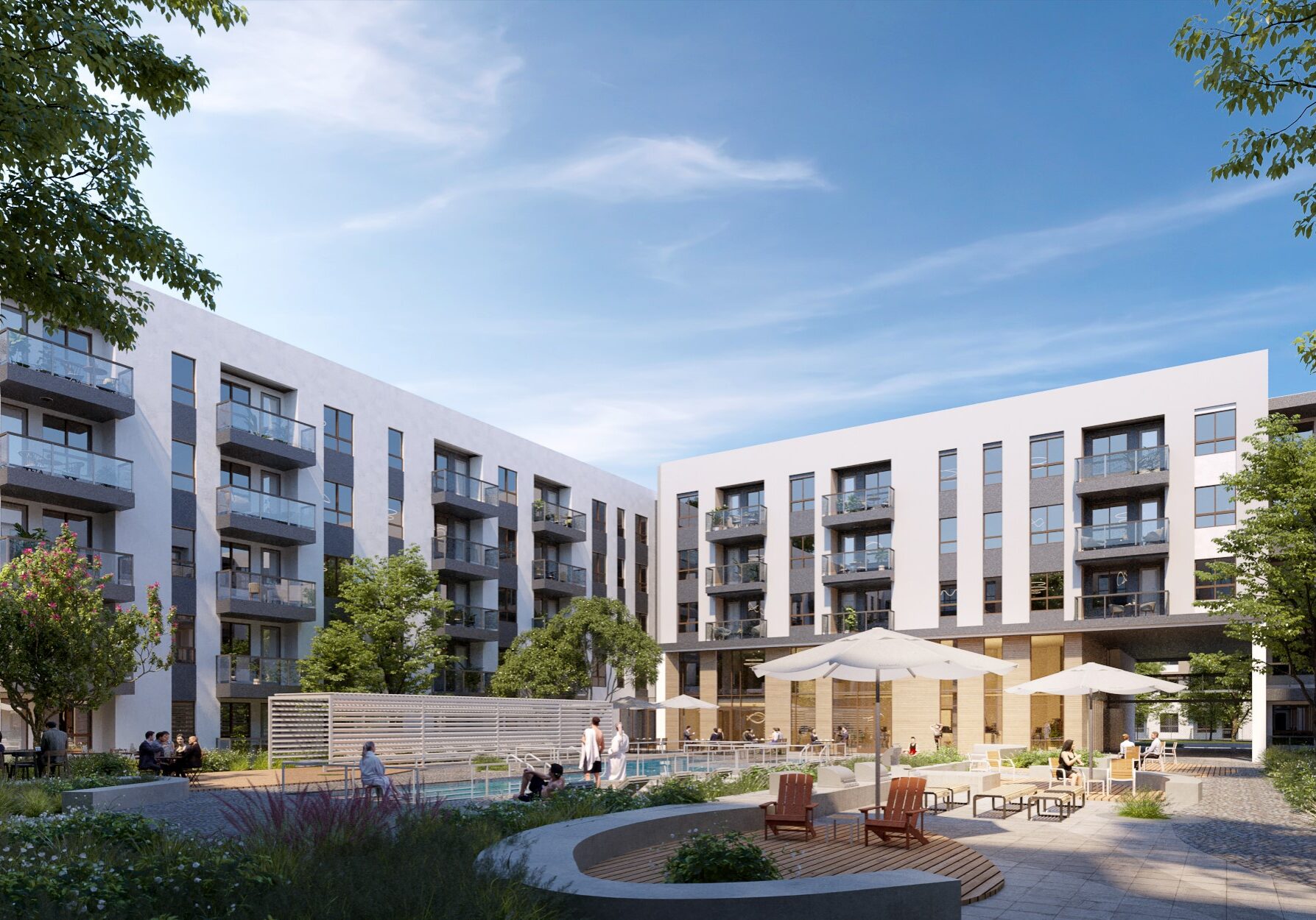Stonecrest Courtyard Rendering